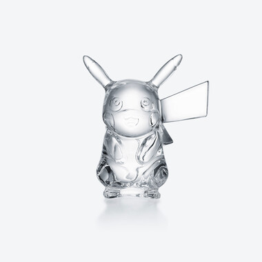 Pok&eacute;mon Small Pikachu Figurine Baccarat in Clear Crystal