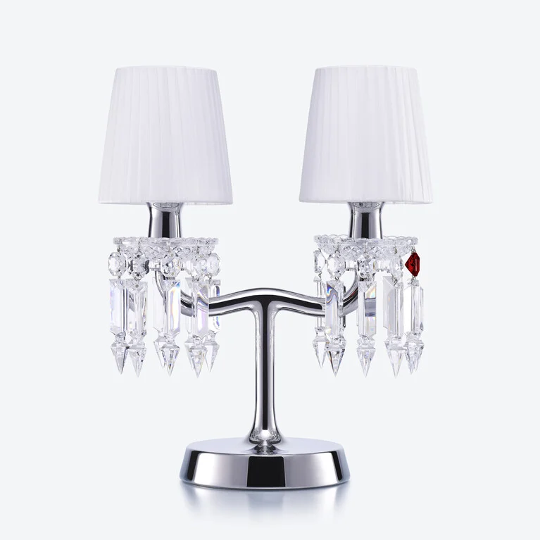Z&eacute;nith Nomade Lamp Chrome (02L) & Lampshades S Baccarat in View 1