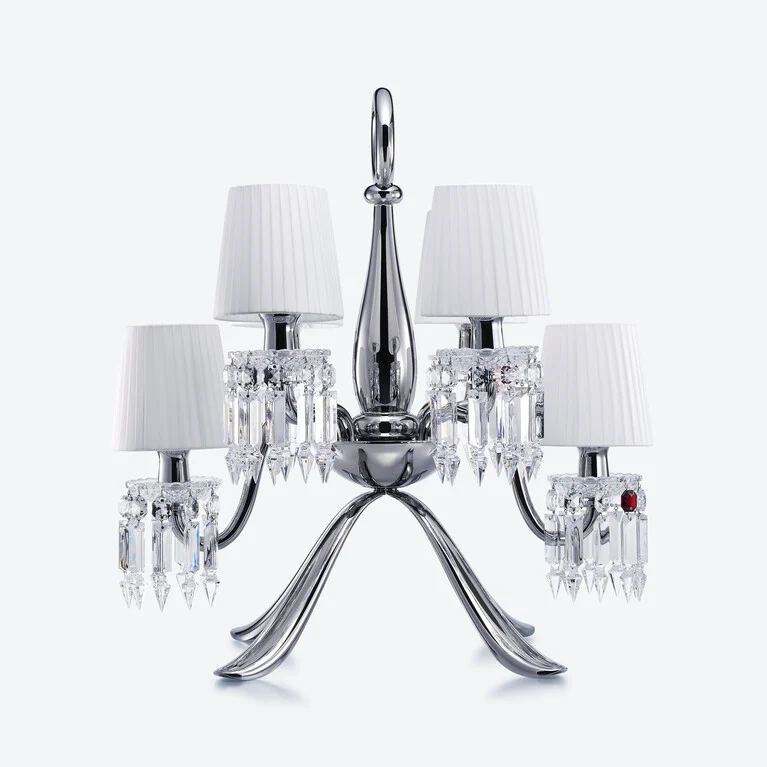 Z&eacute;nith Nomade Kronleuchter (06L) Baccarat in Silberem Kristall Siehe 1
