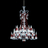 Zénith Chandelier Red (36L) Baccarat in Red Crystal