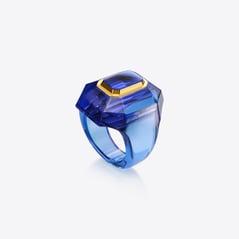 Select Harcourt Ring Baccarat in Crystal Blue