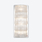 Tuile de Cristal Wall Unit Piccadilly (4L) Baccarat in Crystal Clear