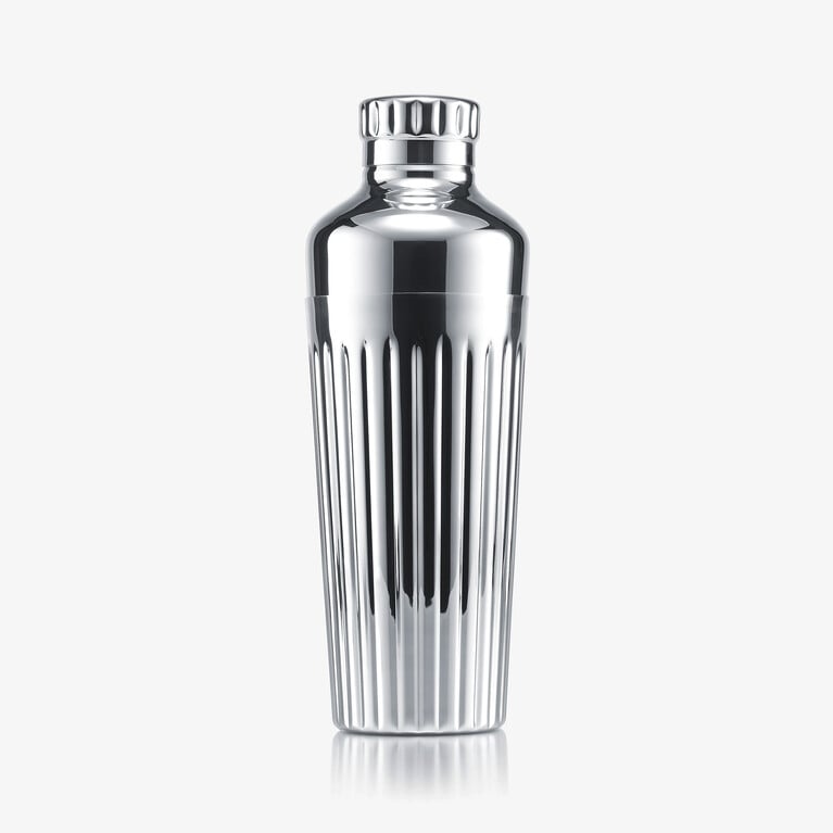 Harmonie Shaker Baccarat in Steel Silver View 1