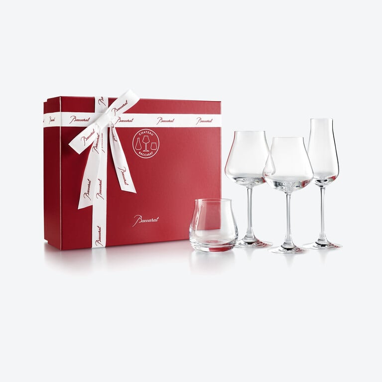 Ch&acirc;teau Baccarat D&eacute;gustation Glasses Set Baccarat, Wine tasting glass in Crystal Clear View 2