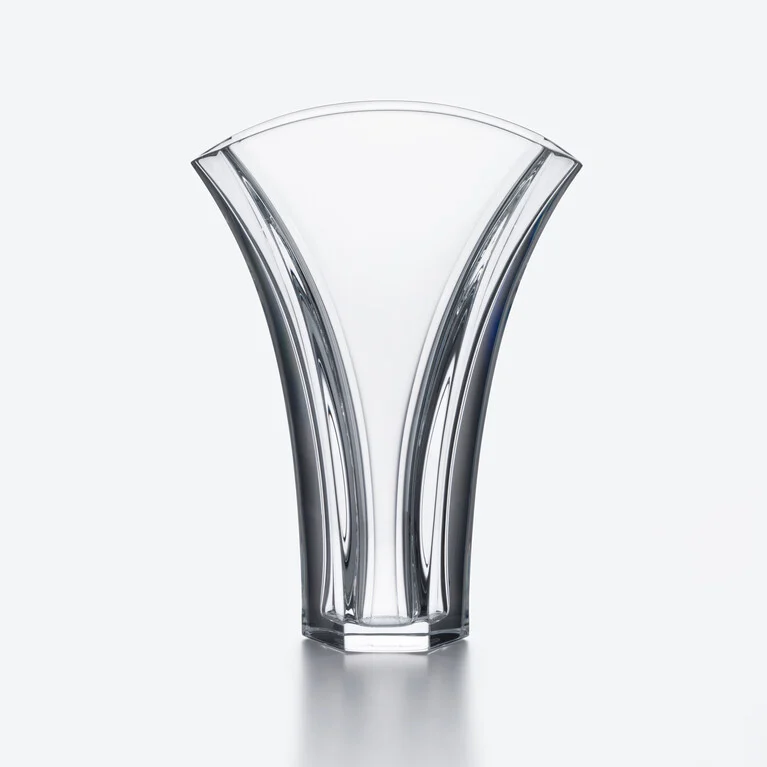 Vase Ginkgo S Baccarat en Cristal Clair Voir 1