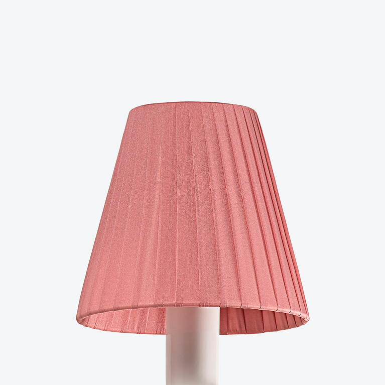 Z&eacute;nith Lampshade Baccarat in Taffeta Pink View 1