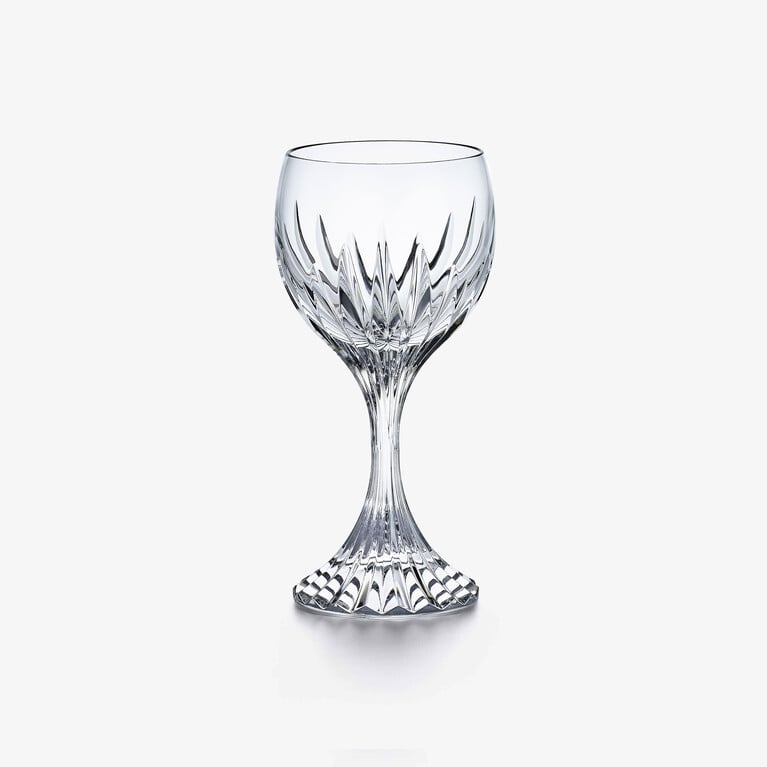 Mass&eacute;na Glass Baccarat, Wine glass in Crystal Clear View 1