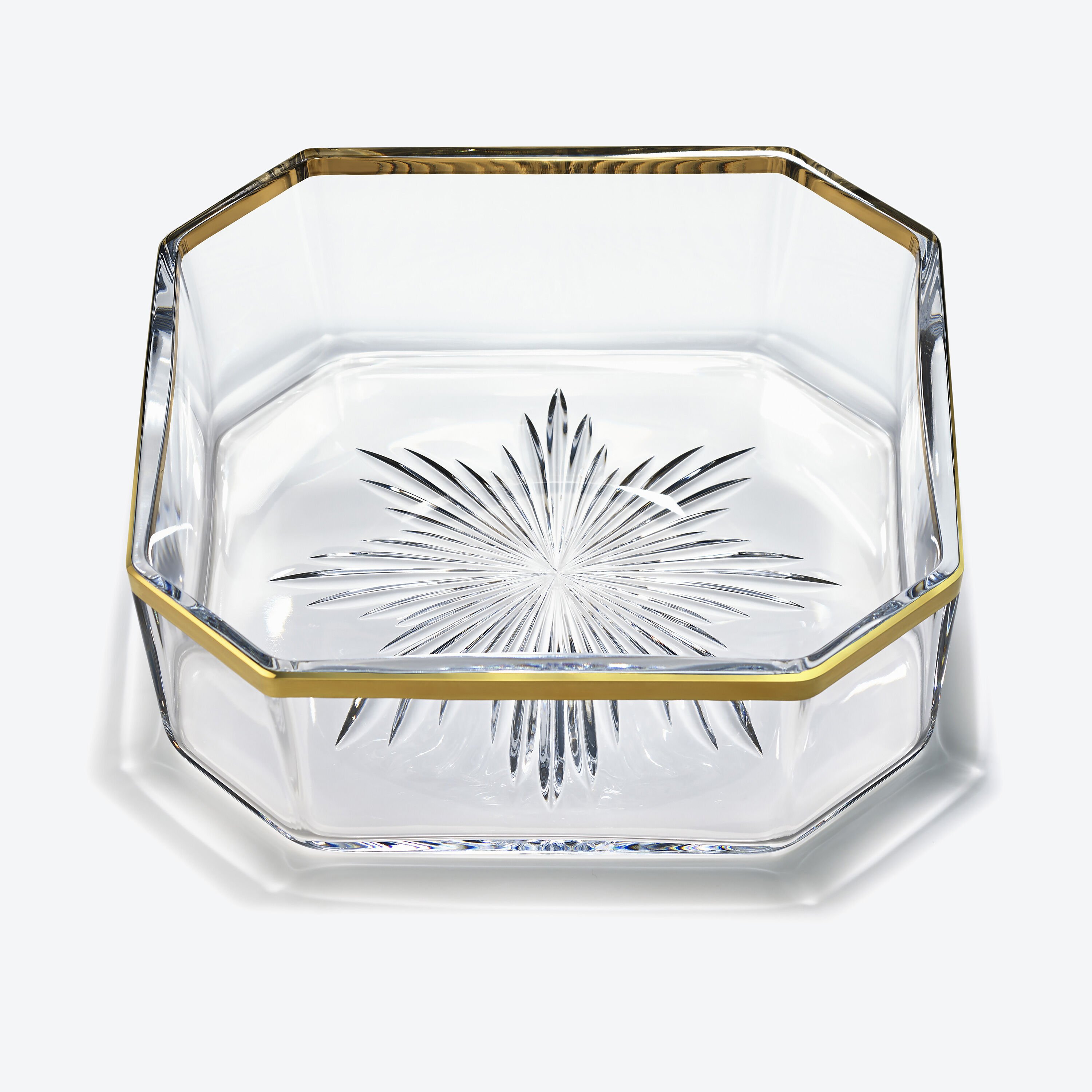 Baccarat バカラ クリスタル 灰皿 八角形 2個セット キャメル 八