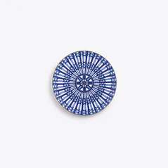 Select Arcadia Blue Bread Plate Baccarat in Porcelain Blue