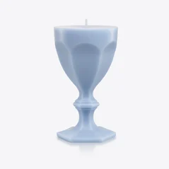 Select Harcourt Glass Candle Baccarat in Wax Blue