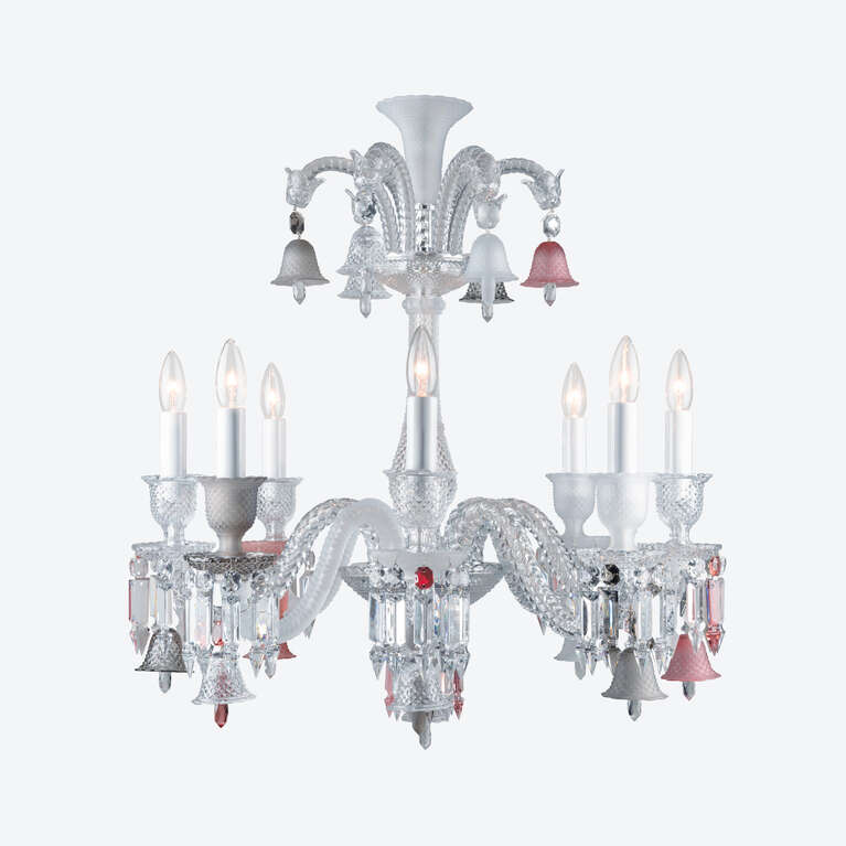 Zénith Flou, Je te Vois Flou Chandelier (8L) 