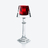 Harcourt My Fire Candlestick Red Baccarat in Crystal Red