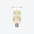 Verrine Tulipe Acanthe Bord Droit Baccarat en Cristal Or