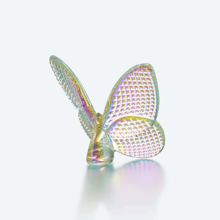 Lucky Butterfly Iridescent Clear