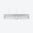 Tuile de Cristal Frozen Chandelier Rectangular  Baccarat