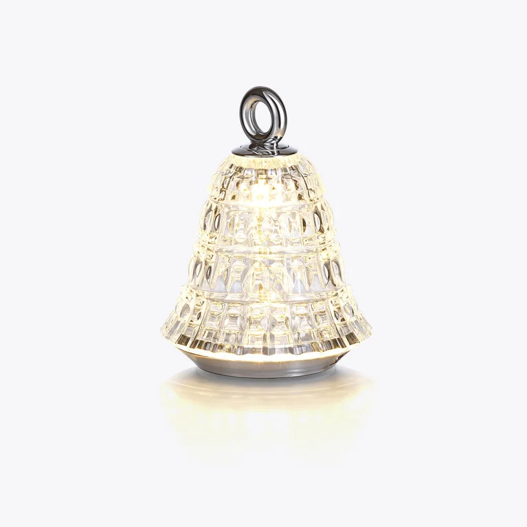 New Antique Clochette Nomadic Lamp Baccarat in Crystal Clear View 2