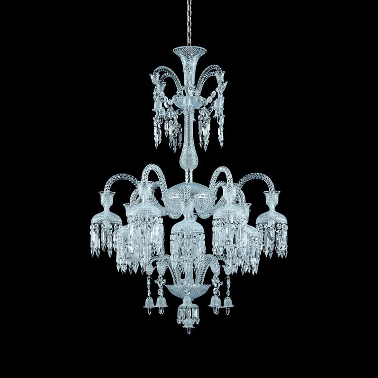 Solstice Chandelier (12L) Baccarat in Crystal Clear View 1