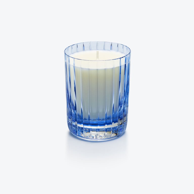 4 Elements Scented Candle Ivresse Des Cimes Baccarat in Wax Blue