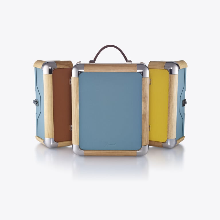 Malle Octogone Harmonie Baccarat en Cuir Multicolore