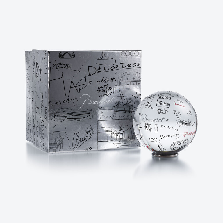 해리 누리에프 시리우스 크리스탈 볼(Harry Nuriev Sirius Crystal Ball) Baccarat, 클리어 크리스탈로 만든
