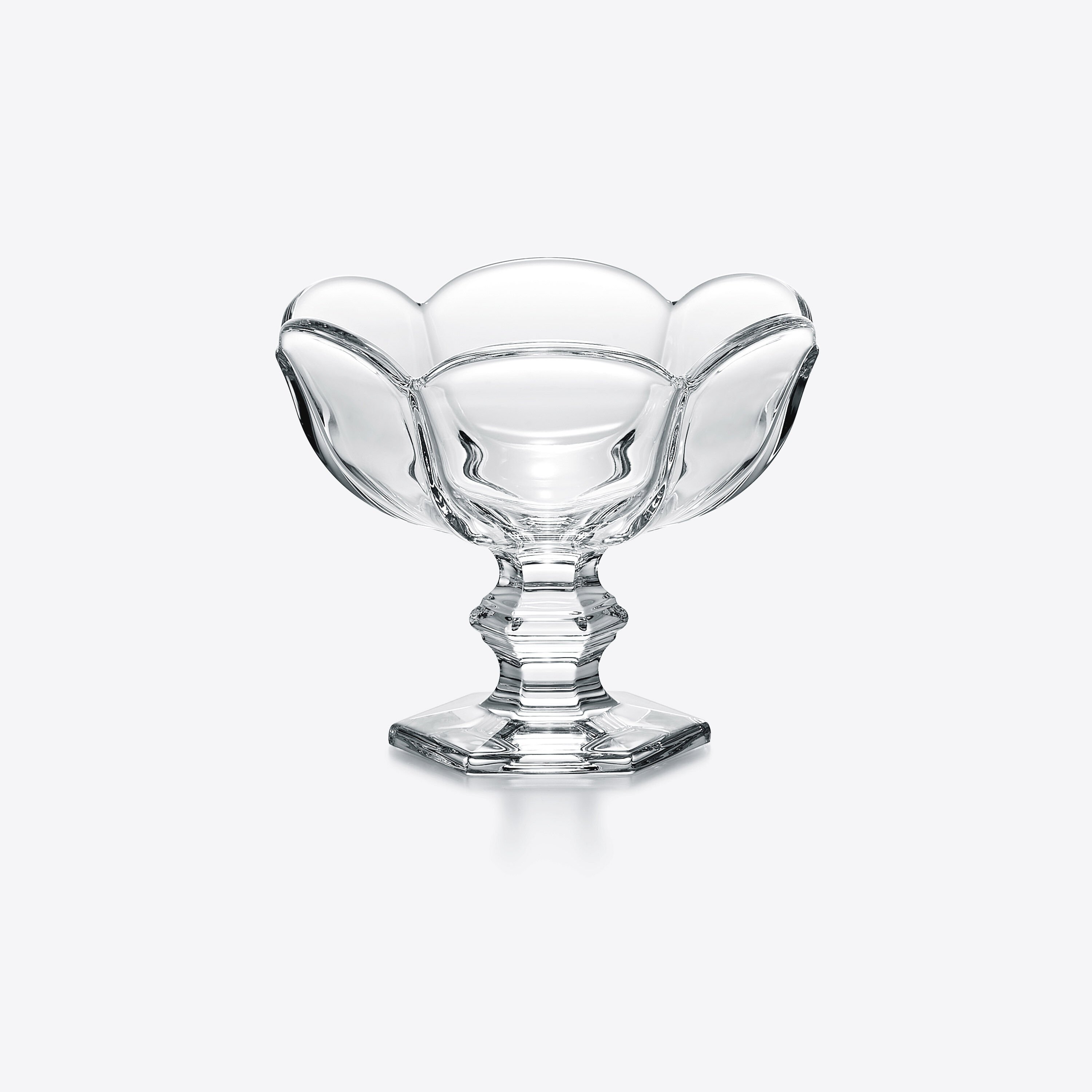 Baccarat 皿 2枚セット　直径16cm オールドバカラ「プレス成型 皿6枚セット 直径17cm