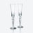 Mille Nuits Flutissimo Flutes Baccarat, Champagne flute in Crystal Clear