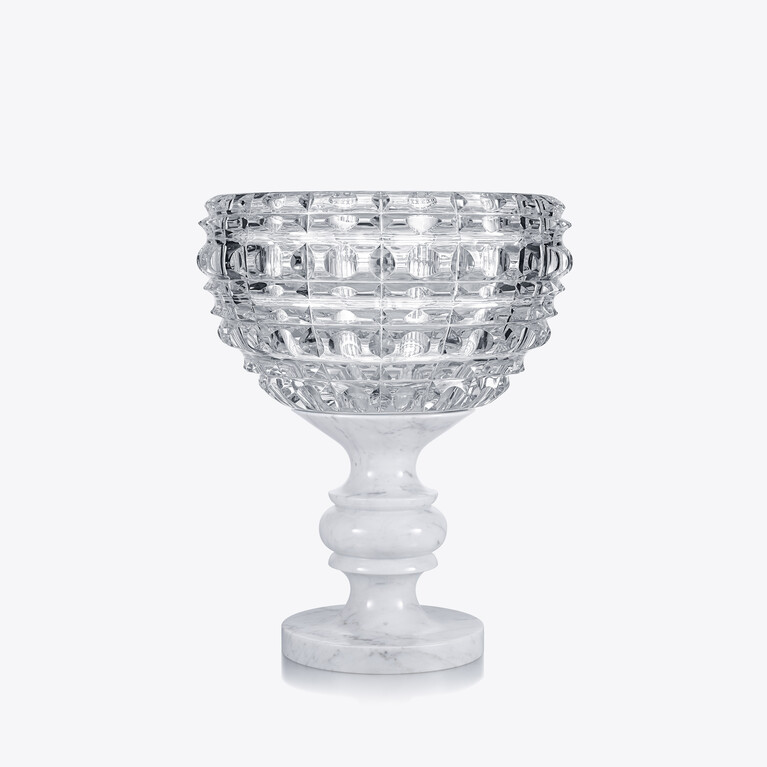 Vaso New Antique Solar Baccarat in Cristallo Clear