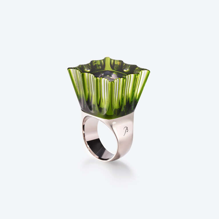 Bague Empereur l'Eclat de Talleyrand Argent Olivine