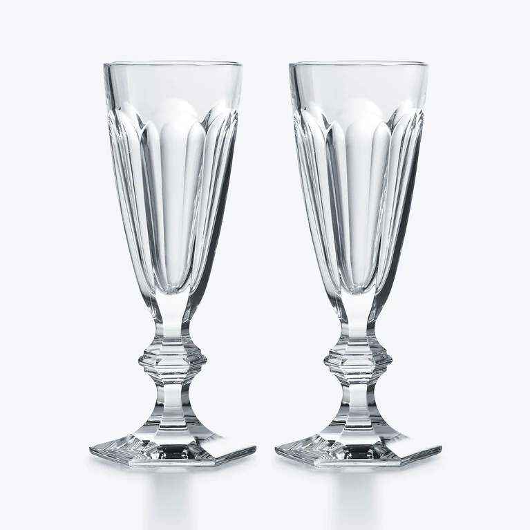 Harcourt 1841 Flutes Baccarat, Champagne flute in Clear Crystal View 1