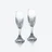 Mass&eacute;na Flutes Baccarat, Champagne flute in Crystal Clear