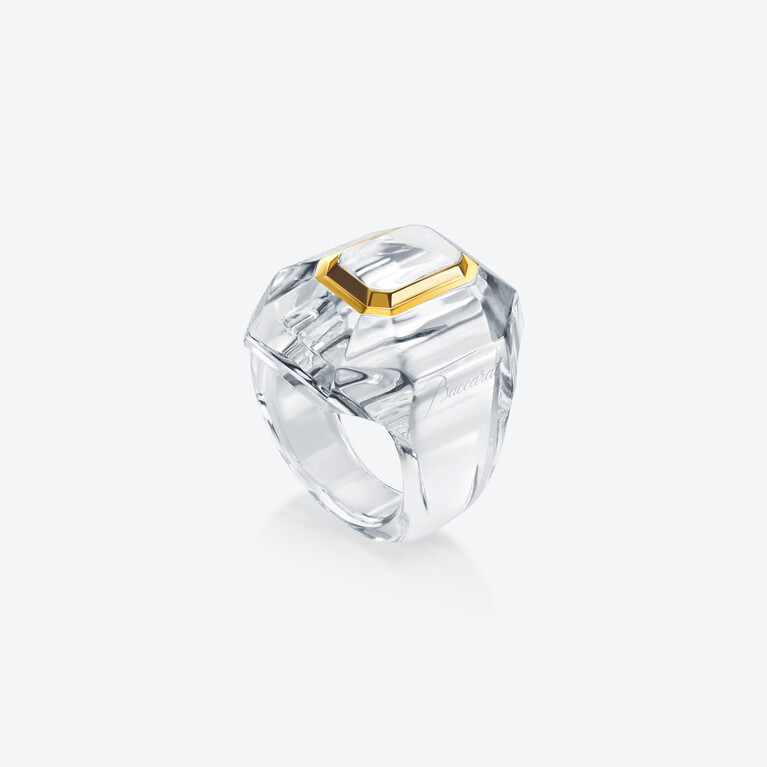 Harcourt Ring Baccarat in Clear Crystal