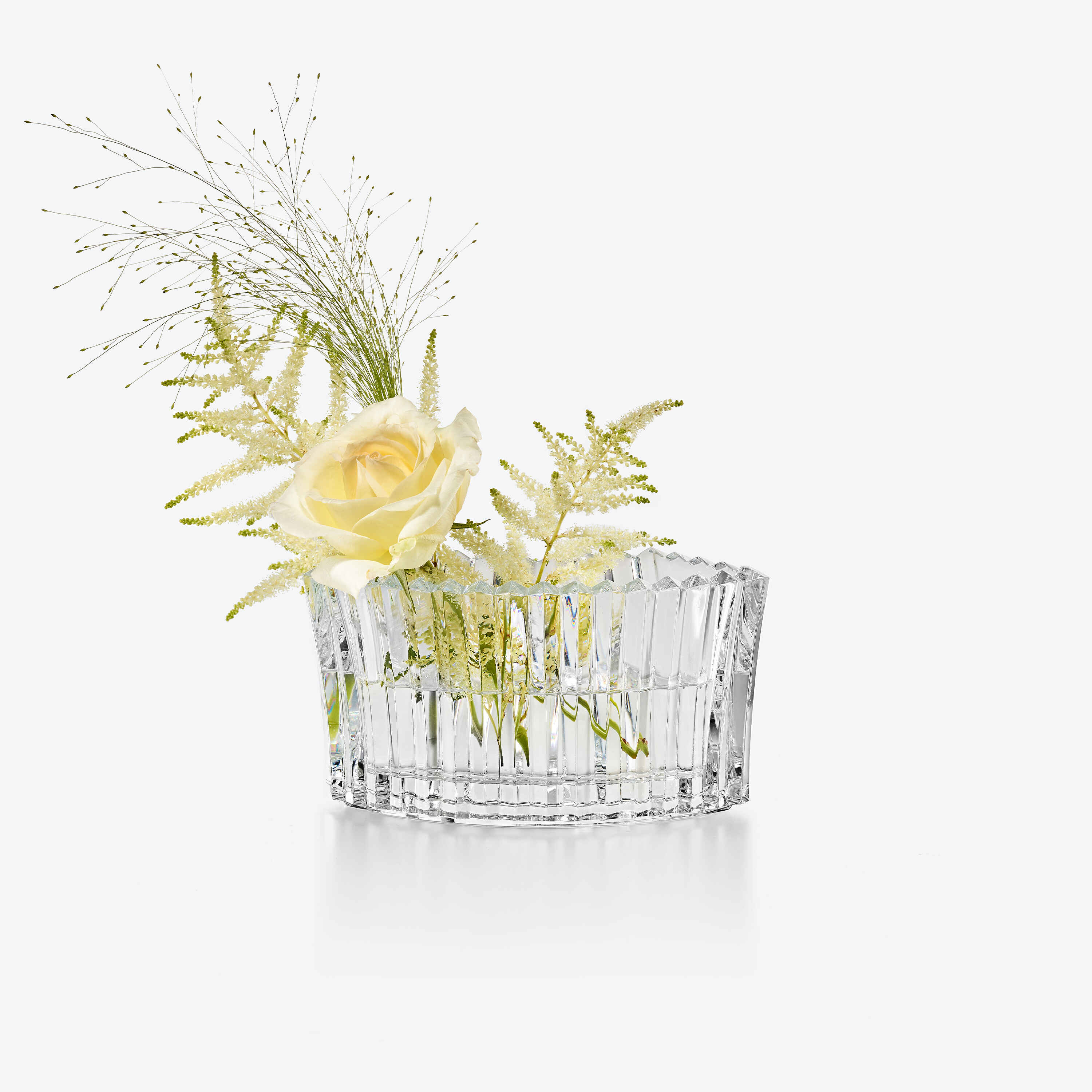 Vase de forme Medicis cristal de Baccarat (2 Vase de forme Medicis cristal de Baccarat (2