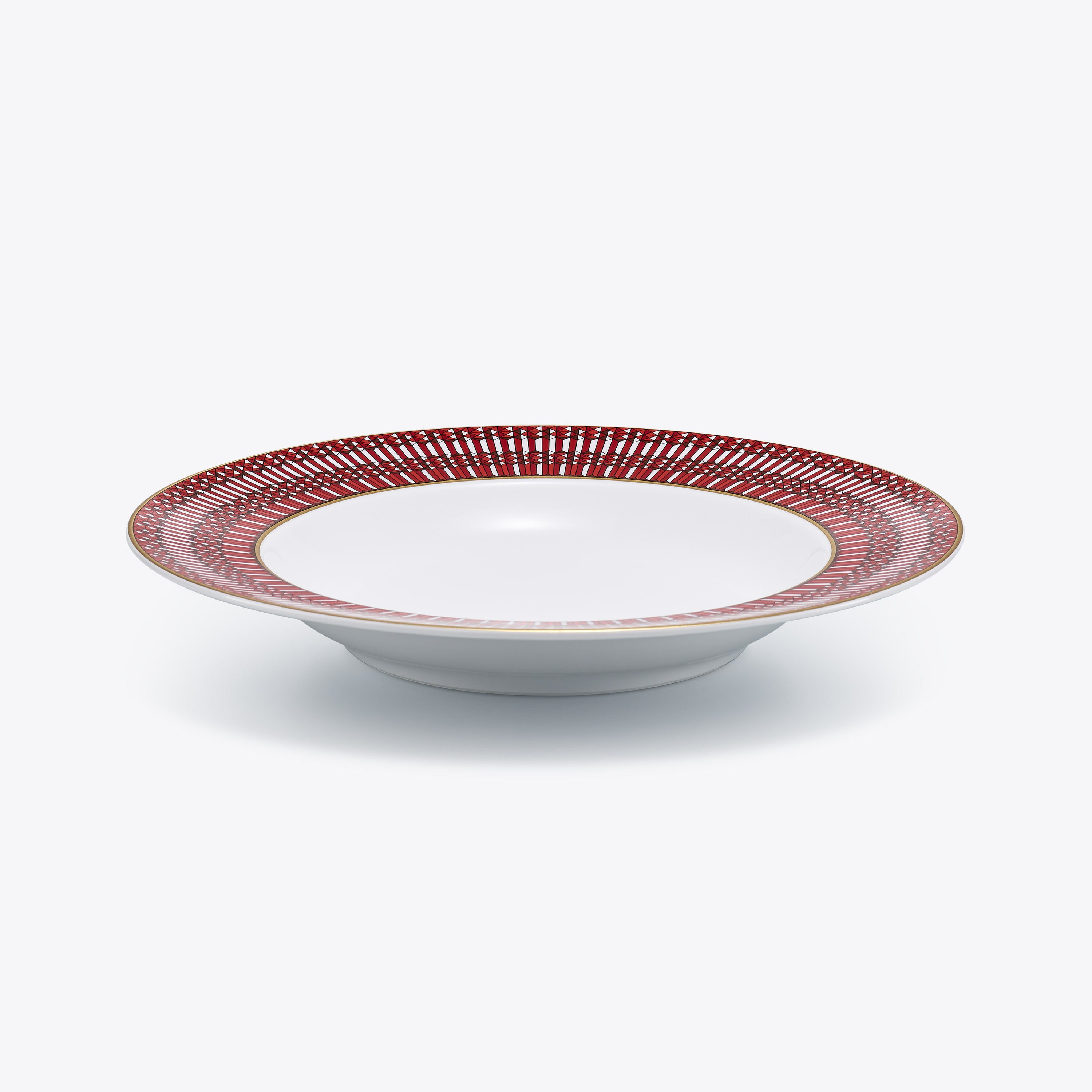 アルカディア スーププレート レッド X2 | バカラ 日本