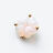 Trèfle Gold Plated Pendant White