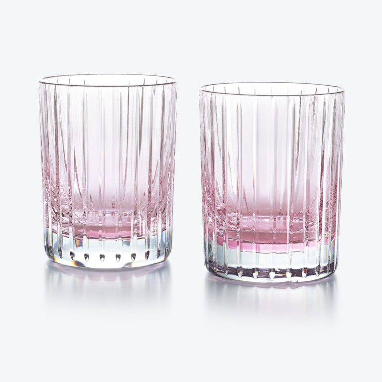 Harmonie Tumblers Colors of Joy Pastel Baccarat in Crystal Pink View 1