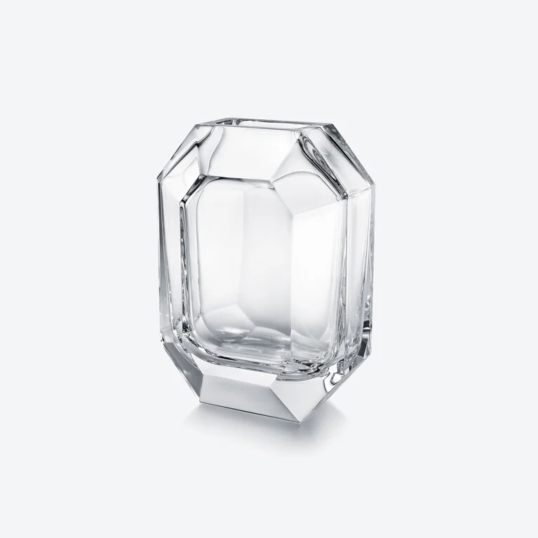 Octogone Vase Baccarat in Crystal Clear View 1