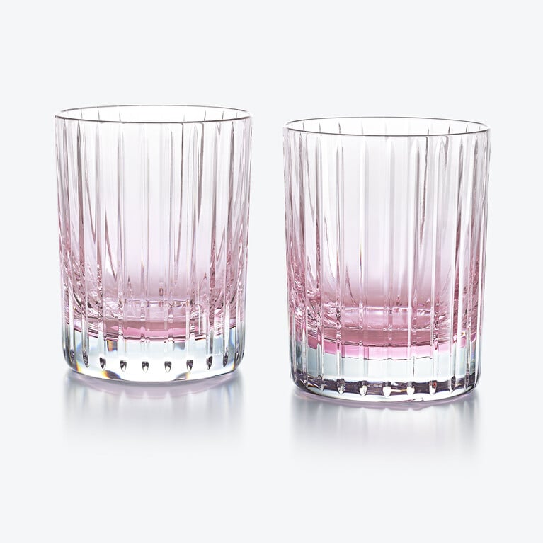Harmonie Tumblers Colors of Joy Pastel Baccarat in Crystal Pink View 1