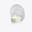 New Antique Aura Tischlicht Baccarat in Klarem Kristall
