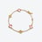 Mini M&eacute;dicis Bracelet Baccarat in 18-Karat Gold-Plated Pink