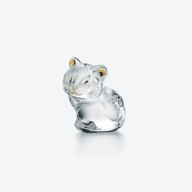 Minimals Tiger Figurine  Baccarat