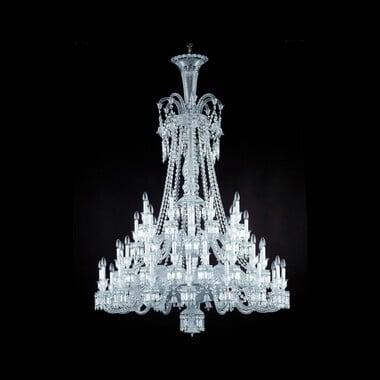Z&eacute;nith Chandelier Short (48L) Baccarat in Crystal Clear