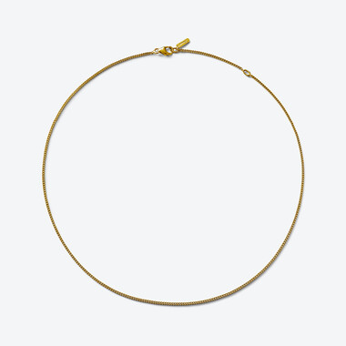 Gourmette Chain Baccarat in Gold 18-Karat Gold-Plated