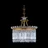 Crinoline Chandelier (13L) Baccarat in Crystal Gold
