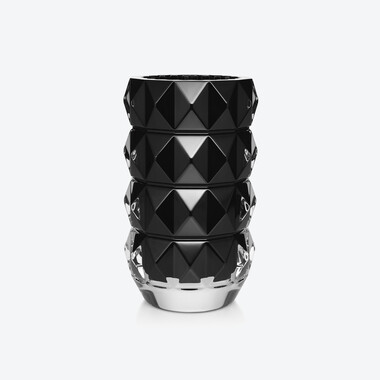 Louxor Round Vase M, Black