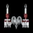 Z&eacute;nith Wall Unit Clear and Red (2L) Baccarat in Crystal Red