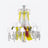 &Eacute;trange Z&eacute;nith Parrots Chandelier (15L) Baccarat in Crystal Multicolor
