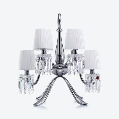 Z&eacute;nith Nomade Chandelier (06L) Baccarat in Crystal Silver