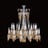 Z&eacute;nith Charleston Chandelier Short (24L) Baccarat in Crystal Yellow