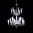 Mille Nuits Chandelier Hurricane Shades (24L) Baccarat in Crystal Clear