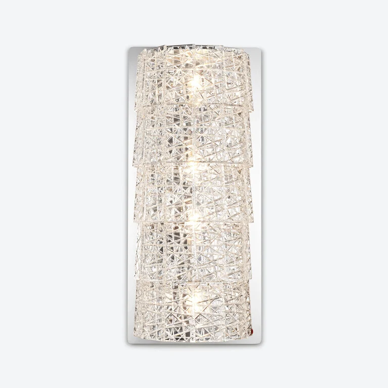Tuile de Cristal Wall Unit Frozen (4L) Baccarat in Crystal Clear View 1